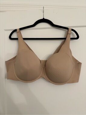 Cacique Lightly-Lined balconette, back-smoothing Bra - Nude